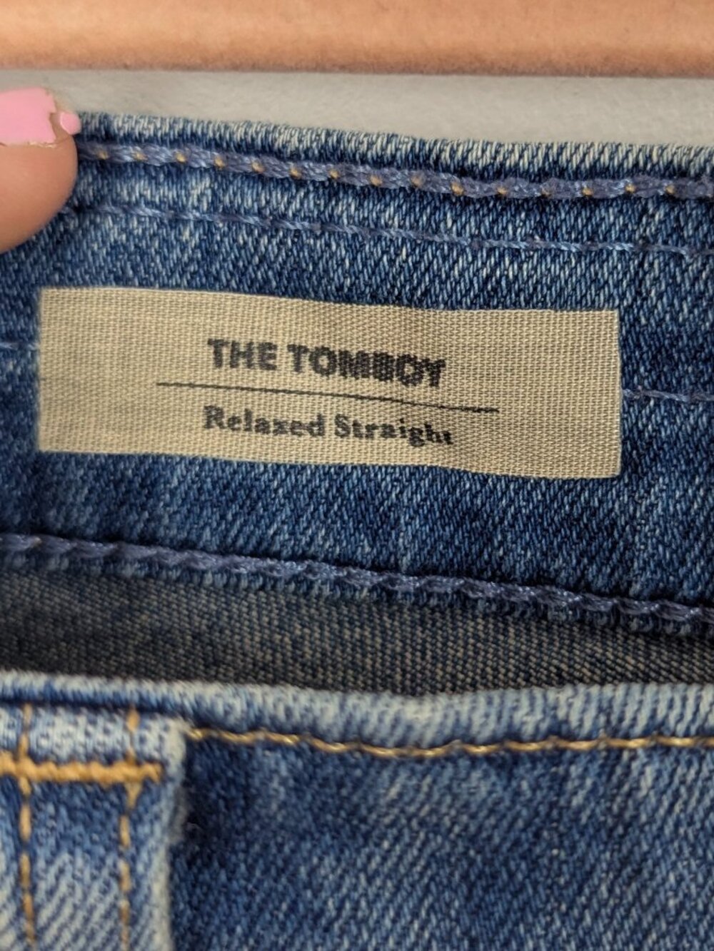 AG Adriano Goldschmied | Medium Wash The Tomboy Relaxed Straight Leg Jeans - Picture 5 of 9
